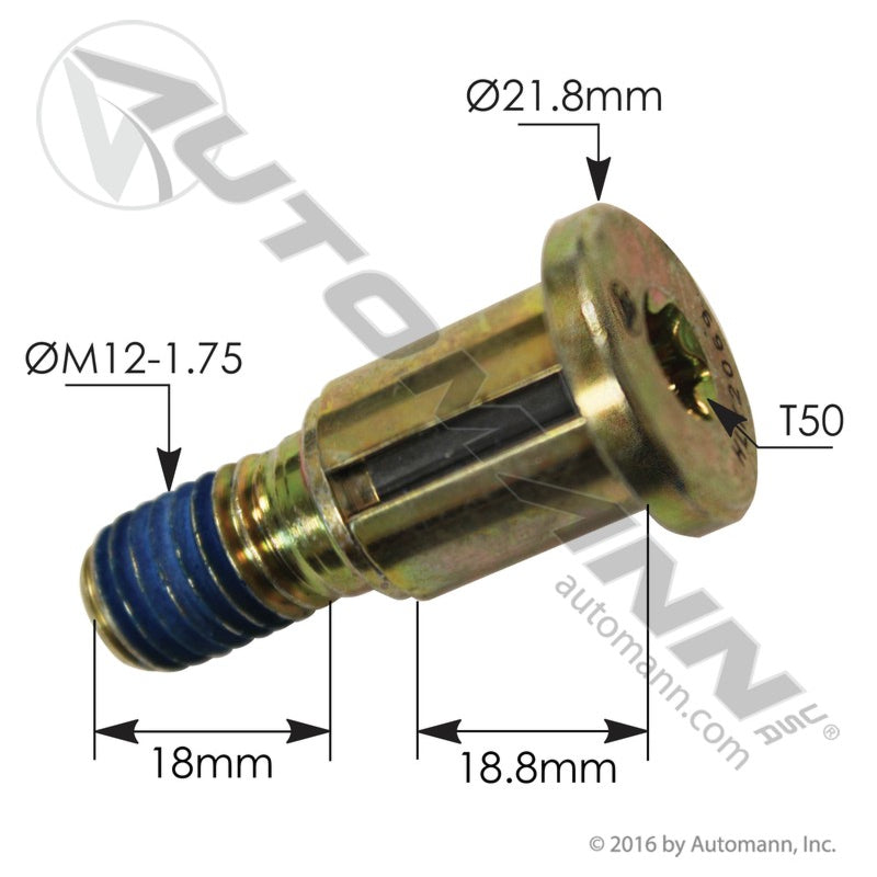 HLK2069- Kenworth Door Striker Bolt