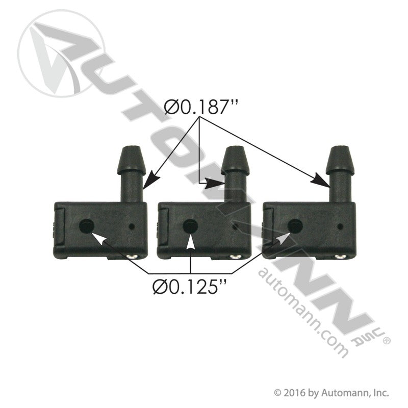 HLK7030- Peterbilt Wiper Nozzle Kit