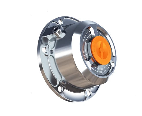 RevHD RHO-T03 Trailer Axle Hub Cap Kit – Oil Bath, 6-Bolt, 5.5" Bolt Circle