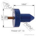 Automann M17402UB Polyurethane Hood Pin – Kenworth T600 T660 T800 W900