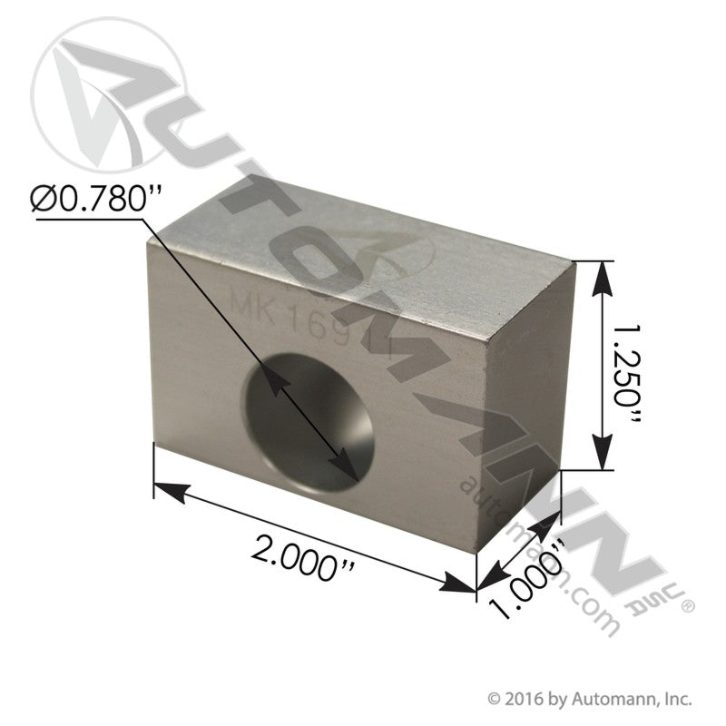 Automann MK16911 Aluminum Air Spring Spacer for Kenworth AG100 Suspension – Replaces K221-3057
