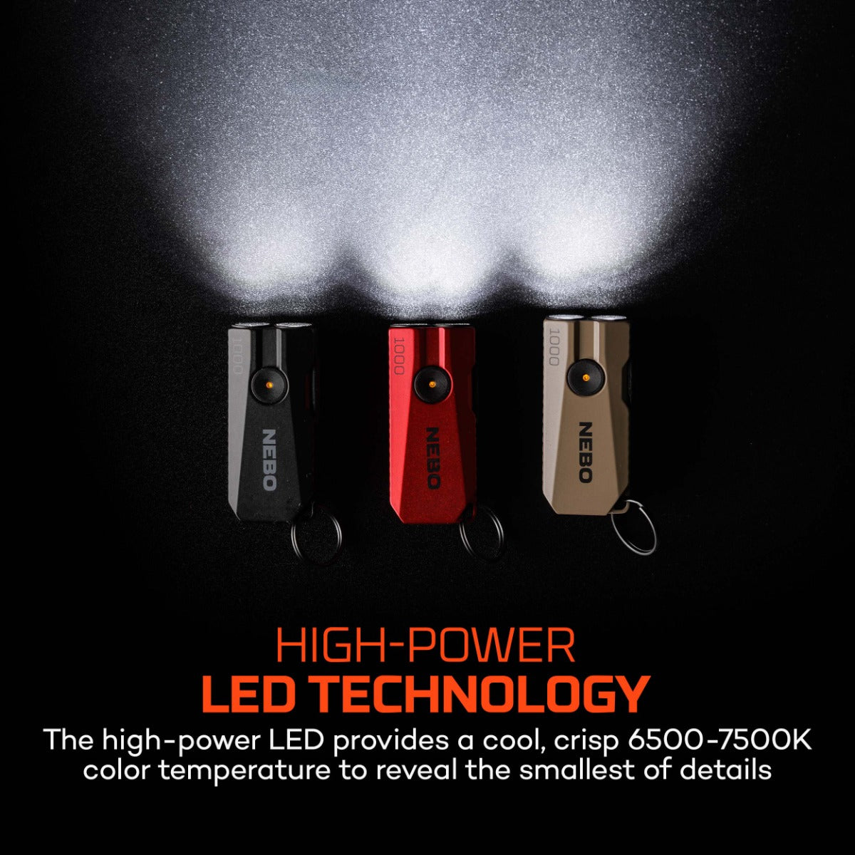 NEBO 1K EDC Pocket Light – 1000 Lumen USB-C Rechargeable LED Flashlight | NEB-POC-0020