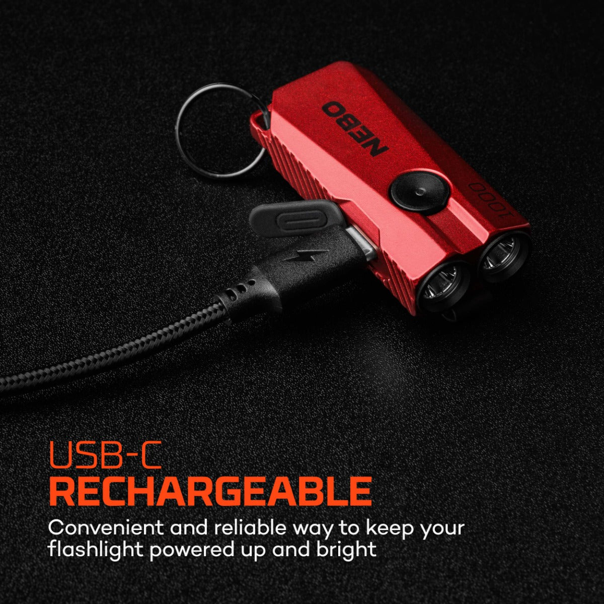 NEBO 1K EDC Pocket Light – 1000 Lumen USB-C Rechargeable LED Flashlight | NEB-POC-0020