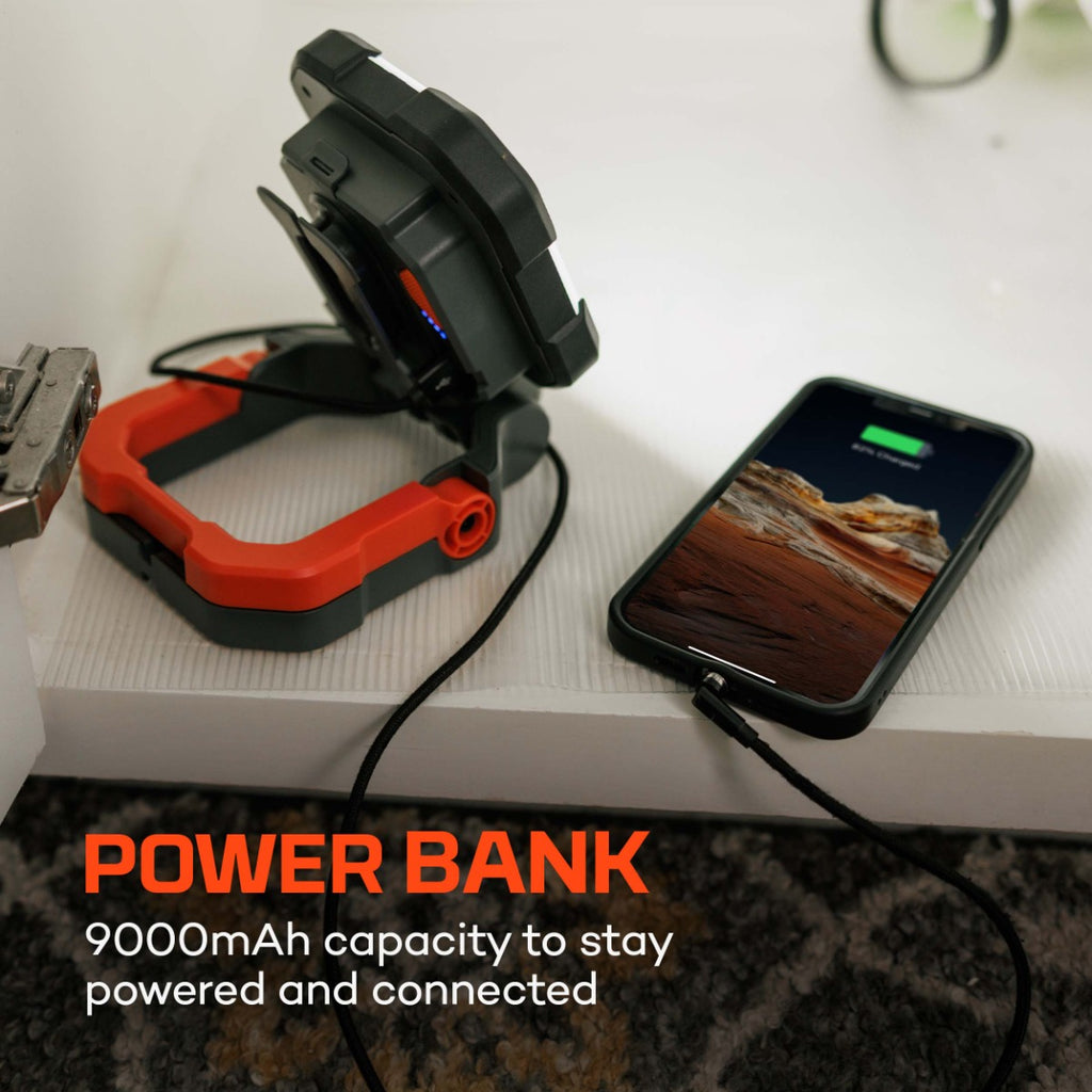 NEBO Omni Axis 2K Rechargeable LED Work Light & Power Bank – NEB-WLT-0038
