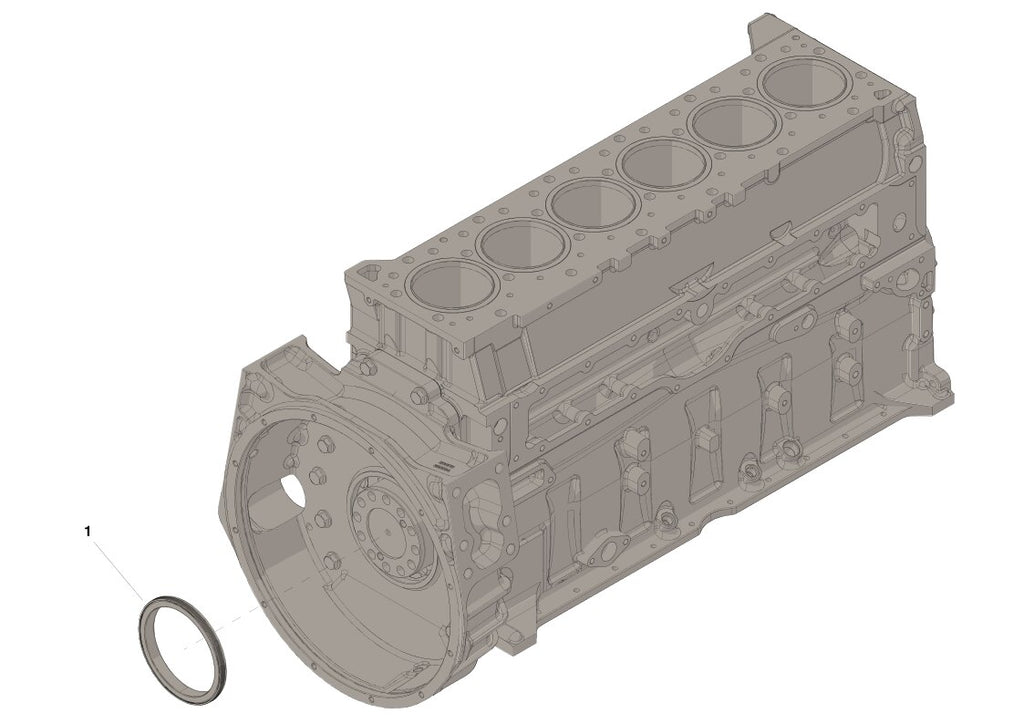 4965569- Cummins Rear Main Seal and Spacer Kit