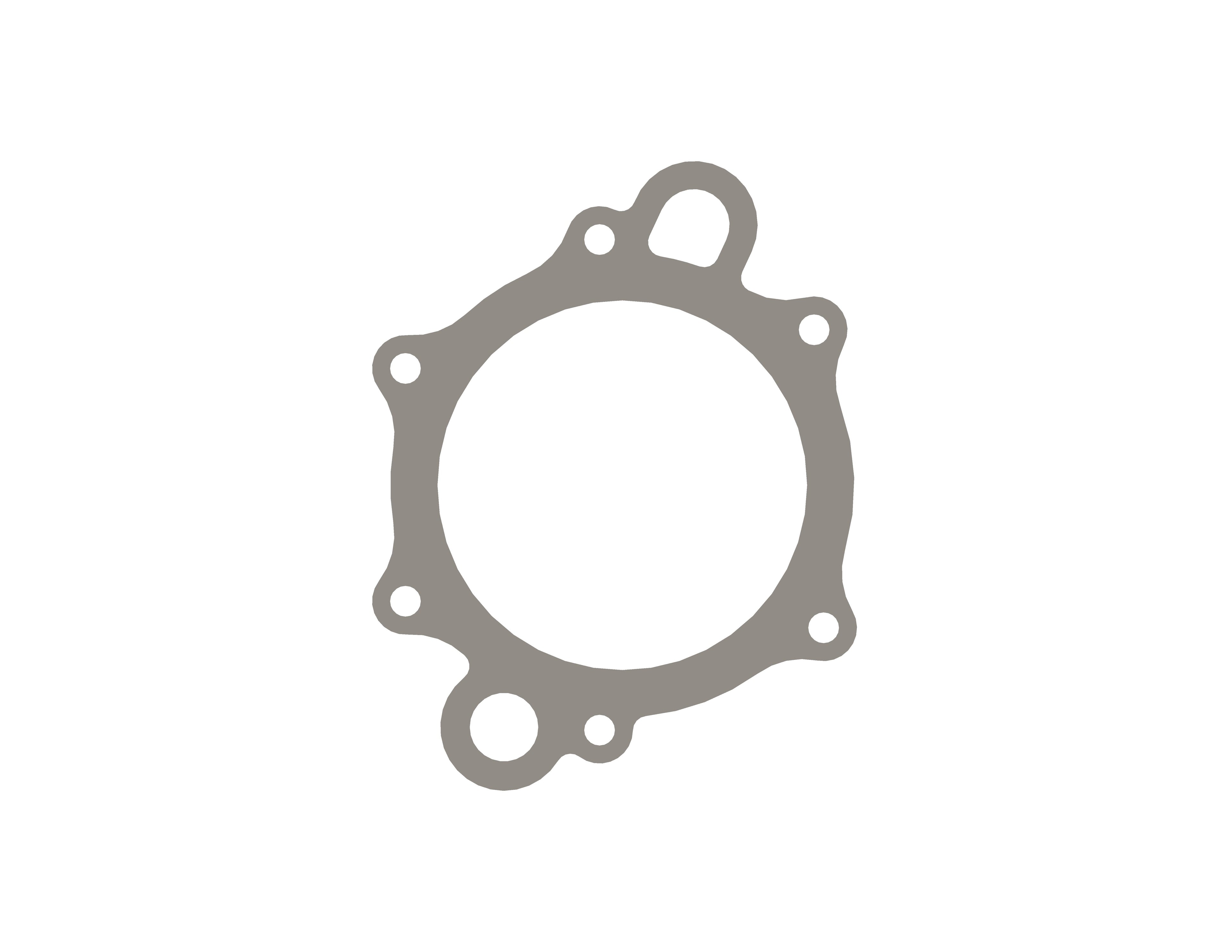 218245- Cummins Lubricating Oil Cooler Cover Gasket