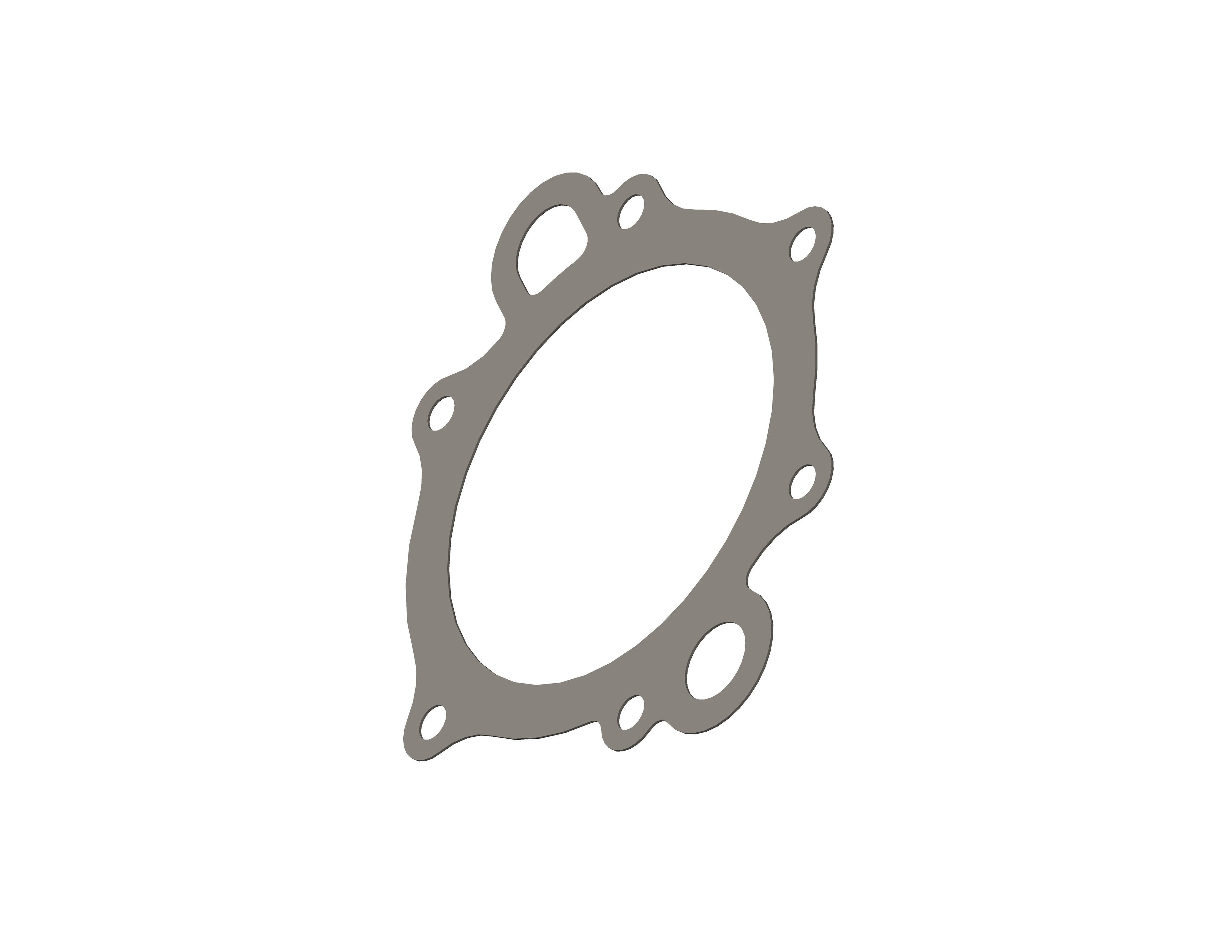 218245- Cummins Lubricating Oil Cooler Cover Gasket