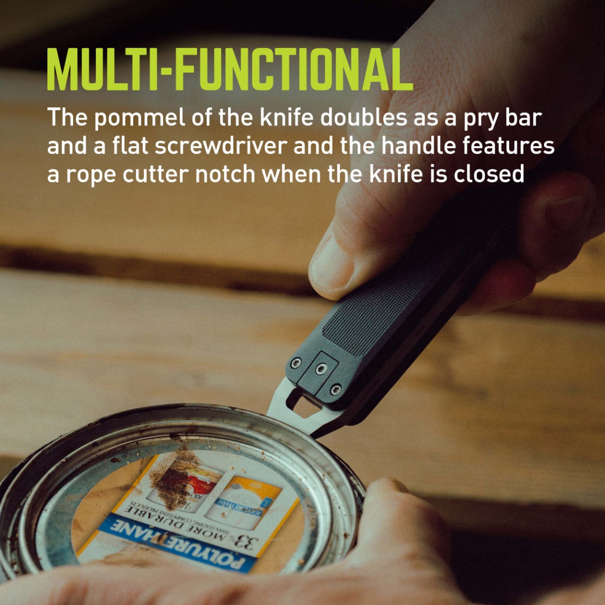 TRUE CLAST TRU-UTX-0001 Compact Folding Utility Knife – Fast Flip – 3 Blades